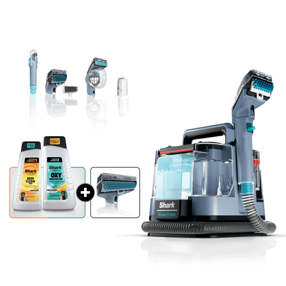 Shark PX202BRN StainStriker Portable Spot, Stain, & Odor Eliminator for Carpets, Area Rugs, Upholstery, Cars, with Bonus Accessories and Cleaning