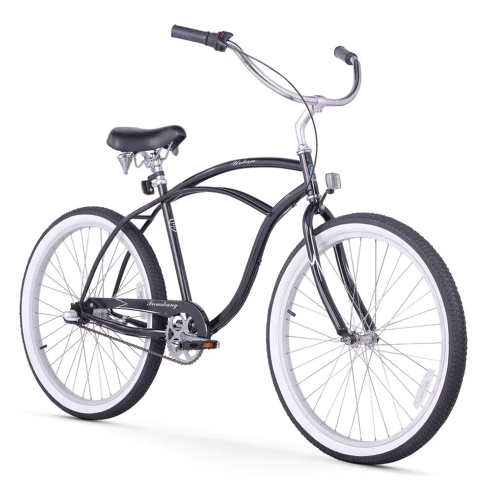 Firmstrong Urban Man 3 - Speed Men'S 26 in Beach Cruiser Riding Bike, Black