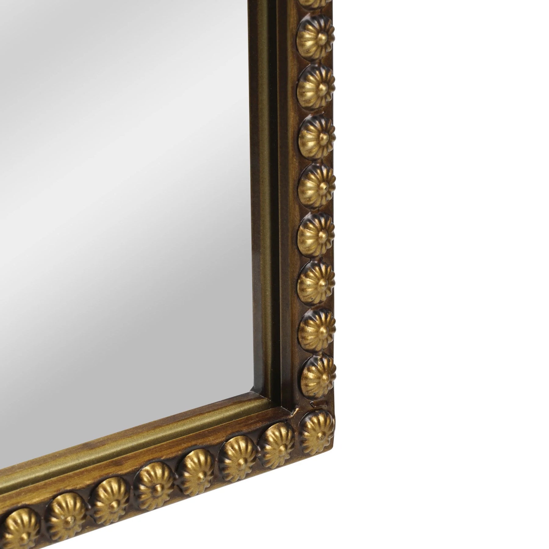 Better Homes & Gardens 20" x 30" Arch Metal Wall Mirror Décor in Gold