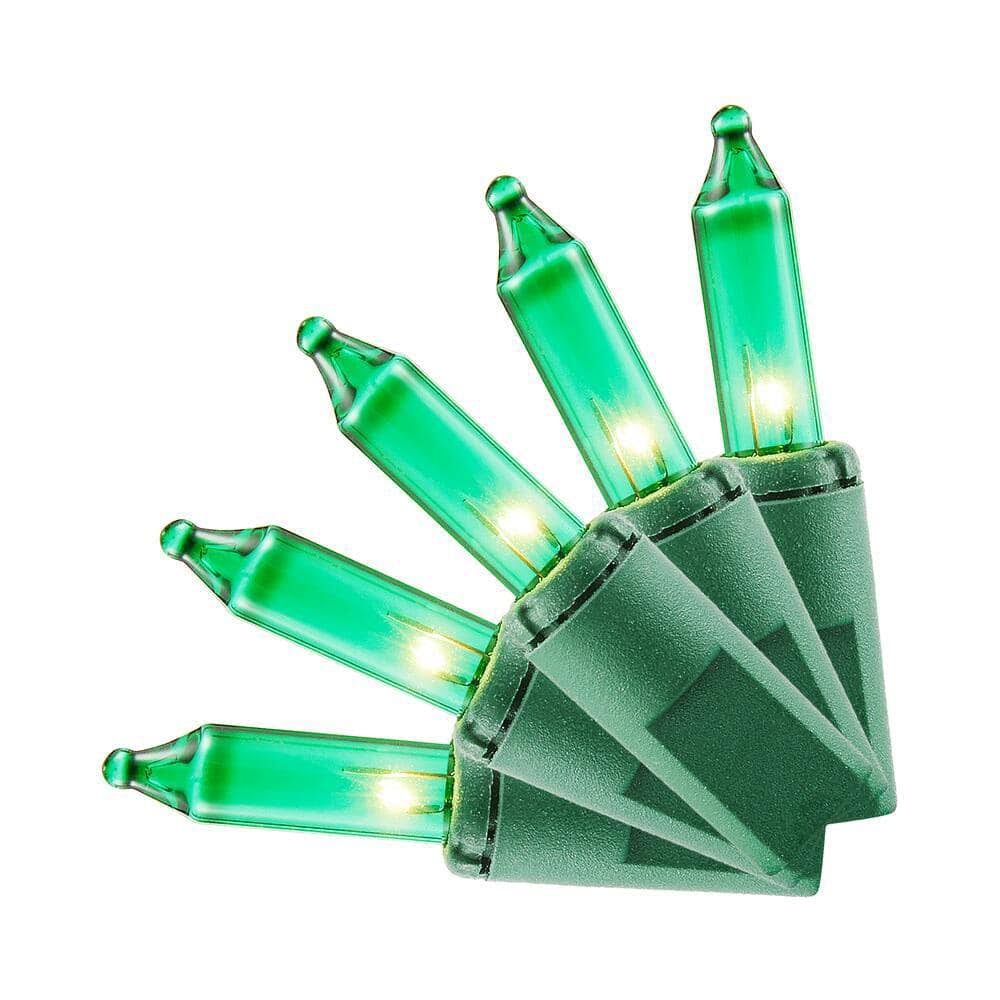 Home Accents Holiday 100-Light Green Mini Light Set